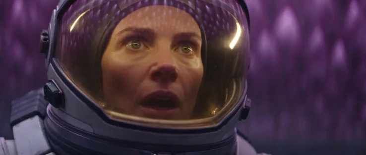 The only reaction shot in the film